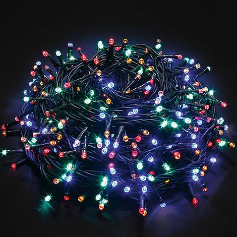 Luci di Natale Led a Luce Calda Fredda Bianca da Esterno Interno Addobbi Albero - Temperatura di colore: Multicolor - Numero Led: 1000 (1/5)