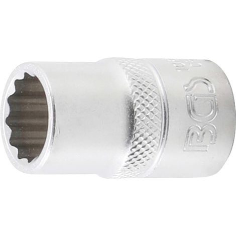 BGS Steckschlüssel-Einsatz Zwölfkant Antrieb Innenvierkant 12,5 mm (1/2") SW 14 mm - 10634