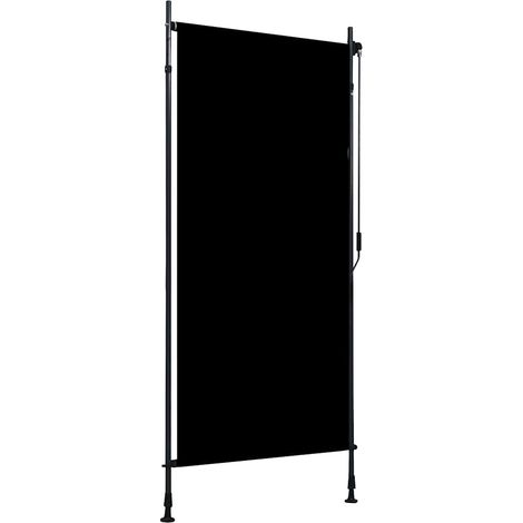 vidaXL Store roulant d'extérieur 100 x 270 cm Anthracite (1/5)