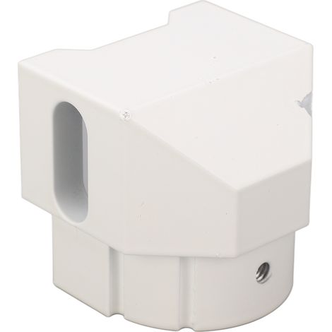 Raccord d'extrémité pour auvent RV blanc, aluminium massif durable, installation facile, pièce de remplacement pour Sunchaser II (1/5)