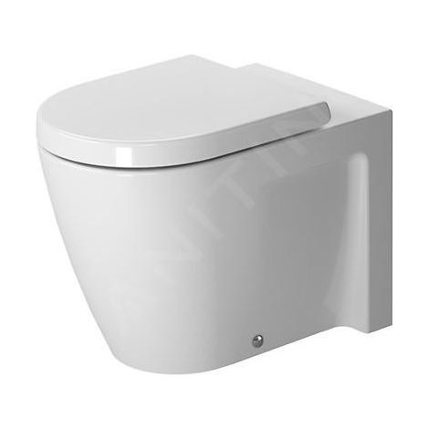 Duravit Starck 2 - WC à poser, 370 x 570 mm, avec WonderGliss, blanc 21280900001 (1/5)