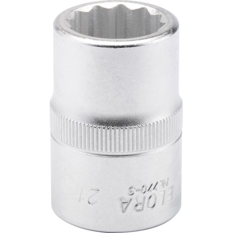 Draper 21mm Bi-Hexagon Square Drive Socket (3/4" Drive, Metric, Model 00690) (1/5)
