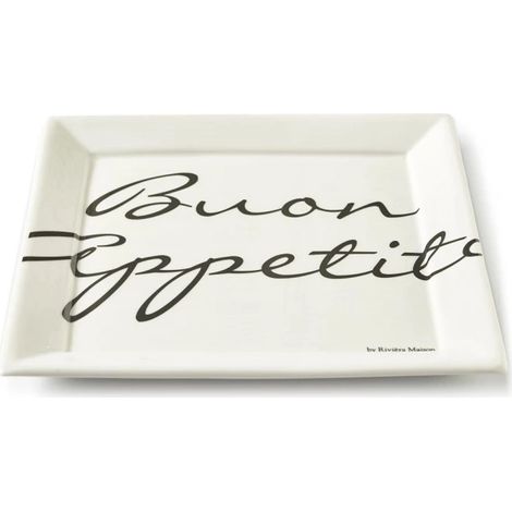 Talerz Buon Appetito 26x26cm Riviera Maison (1/5)