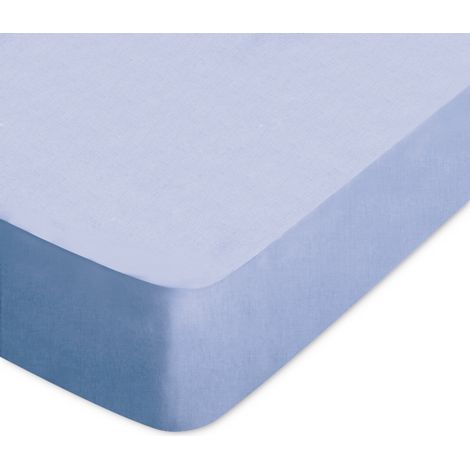 Drap housse uni coton ALTO Bonnet de 30 cm 100x200 cm (1/5)