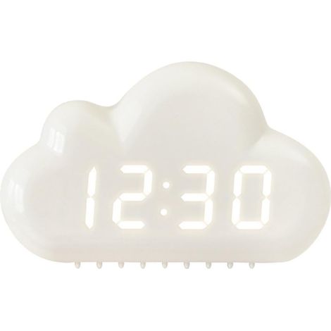 Réveil Numérique, Horloge Électronique LED en Forme De Nuage Mignon, Horloge De Chevet De Chambre À Coucher, Horloge De Table pour Enfants, Salon, Décoration De Bureau À Domicile
