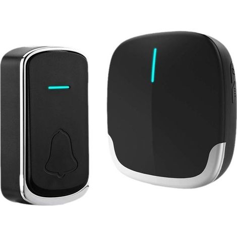 Sonnette sans fil — Carillons et mélodies enfichables pour maison, salle de classe et entreprise — Kits de carillons extensibles, étanches et fonctionnant sur piles (1/4)
