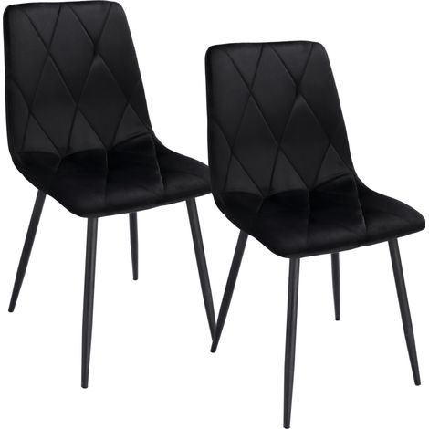 2 x Silla PIADO negra (juego de patas + tornillos)