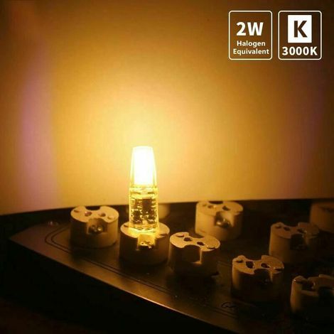 Ampoules LED G4 dimmables, équivalentes à 20W halogène, 200LM, lumière blanche chaude, économie d'énergie, AC/DC 12-24V, lot de 10.