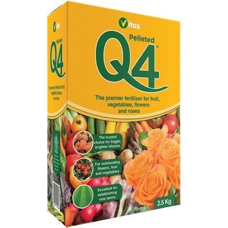 Vitax 6QF253 Q4 Fertiliser 2.5kg VTX0021 (1/5)