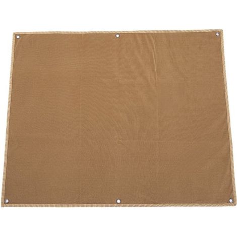 Panneau mural adhésif Velcro 85 x 70 cm, tapis Velcro, tableau Velcro, présentoir à patchs tactiques Velcro avec œillets pour badges, patchs et autocollants, marron (1/5)