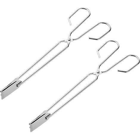 Pinces pour barbecue et cheminée, outils pour cheminée, pinces à bois, pinces pour poêle et maison, pinces à épiler, outils de camping et d'extérieur-AquaForge (1/5)