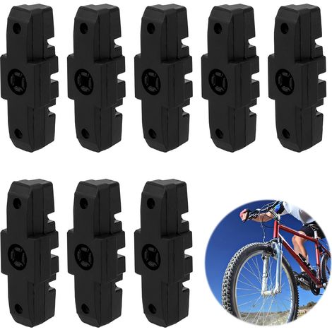 Patins de Frein, Plaquette de Frein vélo pour HS11 HS22 HS24 HS33 HS66 de Freinage 4 Paires de Plaquettes de Frein Anti-Bruit de Vélo pour Frein sur Jante Fydraulic (1/5)