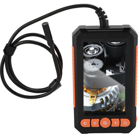Caméra endoscopique industrielle avec écran LCD 4,3 pouces, caméra serpent 8 mm 1080p HD pour l'inspection des canalisations et des égouts, avec éclairage LED pour climatisation. (1/5)