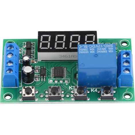 LED-Anzeige, einstellbares Zeitrelais, Automatisierungssteuerungsmodul (12V) (1/5)