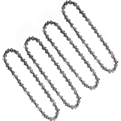 pezzi di catene per motosega da 6 pollici (1/4 di pollice) compatibili con mini motoseghe elettriche a batteria, 6 pollici, 37 maglie di trasmissione, 15 cm (1/5)