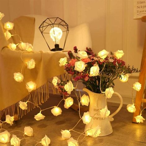 Rideau Lumineux LED 3 Mètres, Guirlande Décorative Intérieure pour Noël, Lumière Chaude pour Sapin et Mur, Éclairage de Fête, Décoration de Maison, 1 Pièce (1/5)