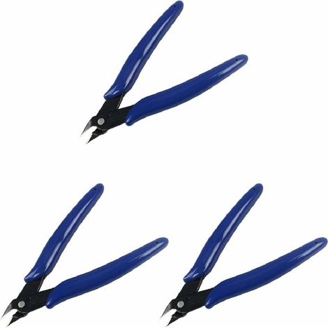 Pince Coupante Precision,Micro Pince Coupante, Pince Coupante Diagonale, Haute Dureté Et Facile à Transporter, Utilisé Pour La Réparation Électronique, La Fabrication De Modèles 3 Pièces (1/5)