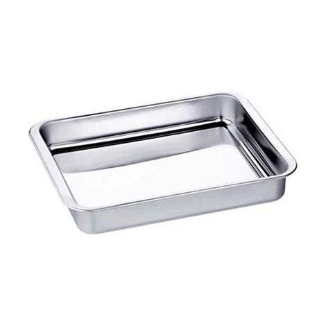 Teglia da forno in acciaio inox 35x26x5cm 62535 lacor (1/2)