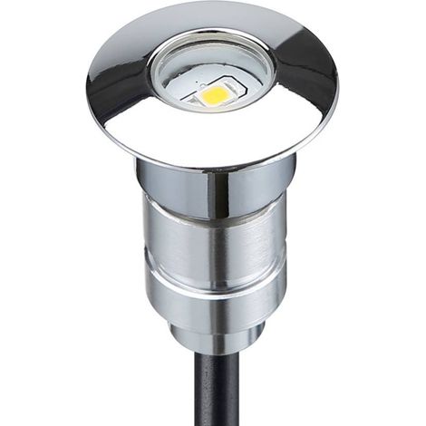 Lotto di 6 luci per scale 0,8W RGB 12V-DC Ø24x38.5mm