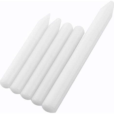 Set di 5 pennarelli professionali in nylon per la riparazione e la rimozione di ammaccature senza verniciatura, colore bianco (1/5)