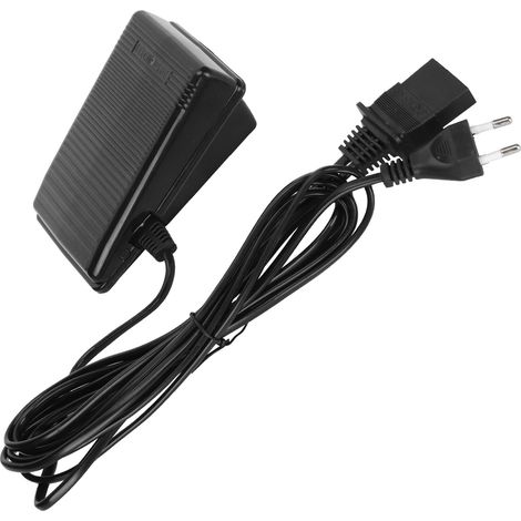 Pédale de commande multifonctionnelle pour machine à coudre, cordon d'alimentation à 3 broches pour prise SINGEREU 220 V (1/5)