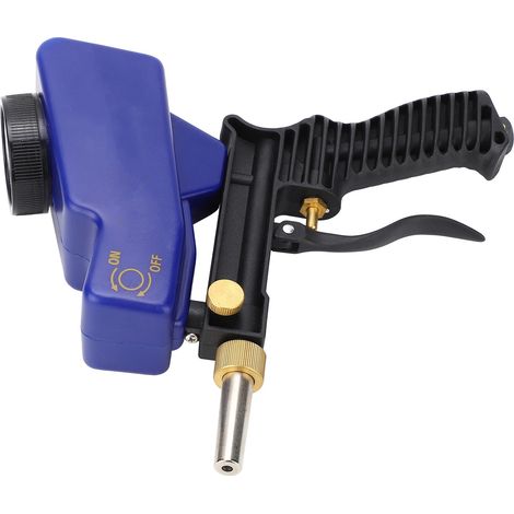 Pistolet de sablage à gravité, outil portatif de sablage pneumatique, pression 70-150 PSI, 6000 tr/min (1/5)