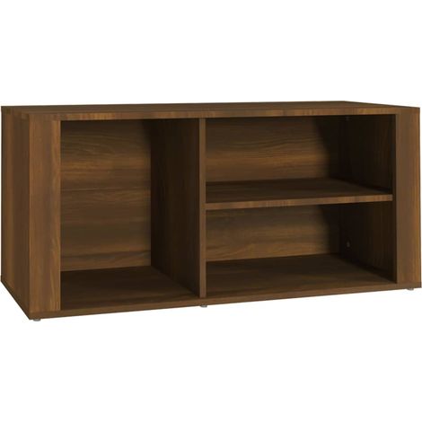 Maison Exclusive - Scarpiera Rovere Marrone 100x35x45 cm in Legno Multistrato (1/5)
