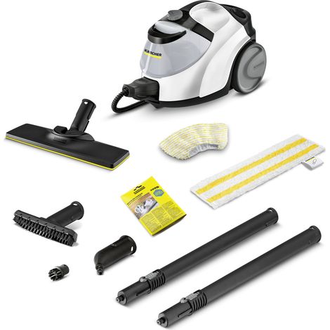 Karcher Nettoyeur Vapeur 4.2 bars SC 5 EasyFix Iron avec fonction VapoHydro Double réservoir avec Kit de Nettoyage Sols