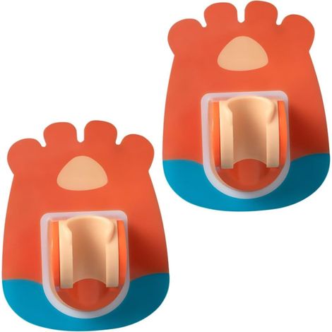 2pièces Supports pour Pommeau de Douche Support de Douchette Base de Douche sans Perçage Accessoires pour Salle de Bain Lot