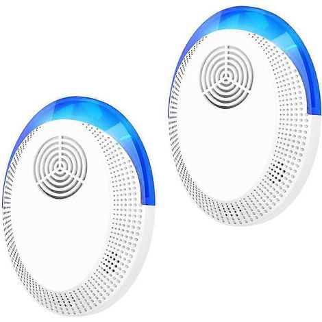 Dispositif anti-insectes et anti-rats à ultrasons pour la protection de l'environnement domestique - Prise américaine - Lot de 2 (1/5)