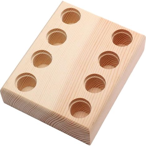 Support Rangement À Pinces Multiples Présentoir en Bois à Multi-Fentes Organisateur De Rangement Pour Outils À Main Pour Garage Atelier Établi Armoire Mécanicien Service Construction Chantier (1/5)