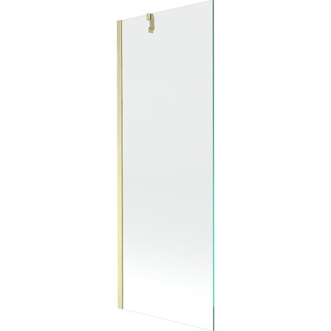 Mexen Next paroi de baignoire 1-volet 70 x 150 cm, transparent, or brossé - 895-070-000-00-00-55