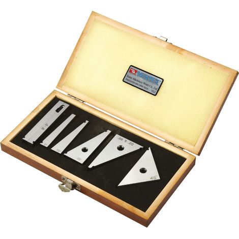 Jeu de 7 jauges d'angle de précision Vertex AB-166 (1/2)