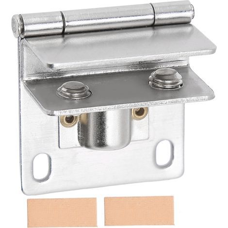 Charnière de porte en verre en acier inoxydable, support de pince sans poinon, pince unilatérale S. (1/5)