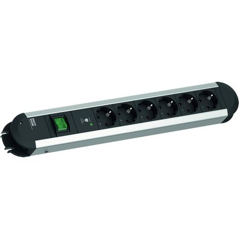 Bachmann PRIMO 6xCEE7/3 regleta verde cable 2m