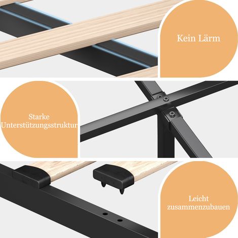Lit double rembourré 180x200cm PU blanc,LED 360° contrôlable bouton/APP/télécommande,rangement hydraulique,tête de lit USB/Type-C,sans matelas (1/5)