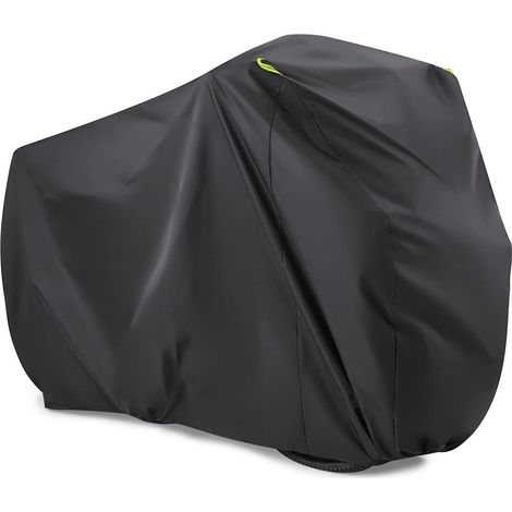 Housse de vélo extra large imperméable en oxford, coupe-vent, anti-poussière, anti-UV, pour le rangement extérieur du vélo [DB]-AquaForge