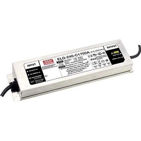 Led driver Mean Well elg-240-c2100da-3y 241.5W 2100mA