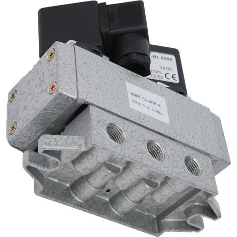 2-Positionen-5-Wege-Magnetventil, doppelte elektrische Steuerung, mechanisches Gerät G1/4 Zoll K25D2H‑8DC 12 V (1/5)