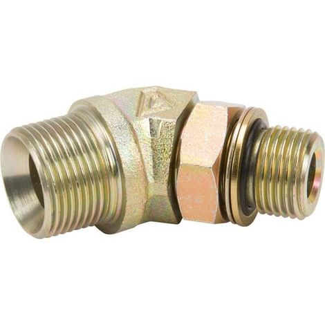 Nipplo a 45° 1/2" x 3/4" BSP ALFAGOMMA MMI450812K