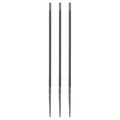 DEESSE SHOP-Lot de 3 Limes à Chaîne pour Tronçonneuse Circulaire 5,2 Mm. Kit D'accessoires pour Le Travail du Bois. (1/5)
