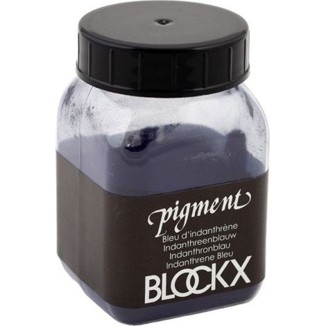 Pigment en poudre - Bleu indanthrène - 56 - Blockx - Pot de 100g