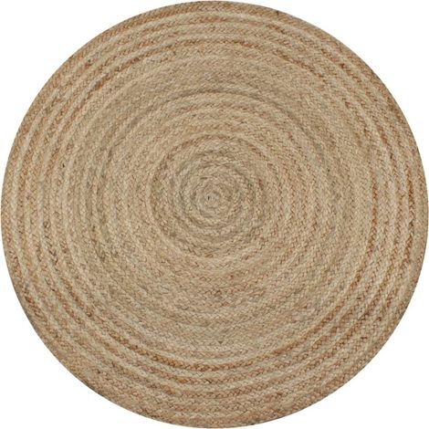 Tapis Jute tressé 120cm rond (1/5)