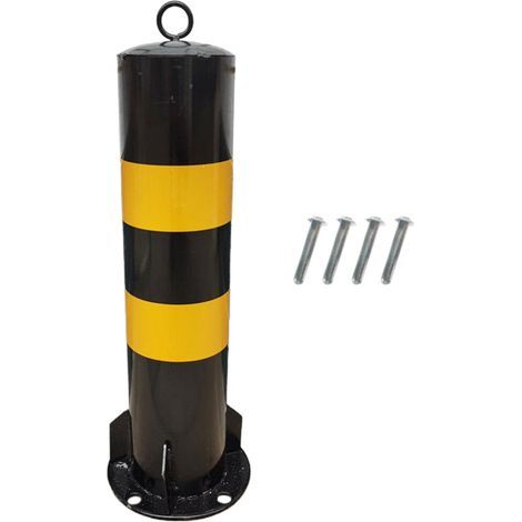 Compatible avec les bornes de sécurité OUNONA, tube en acier noir, 1 pièce par paquet (1/2)