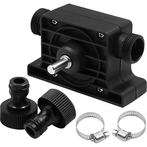 Pompe de Forage, Pompe sur Perceuse, Pompe pour Perceuse Électrique, Pompe à Eau de Forage, Mini Pompe a Eau, Mini Perceuse Électrique Alimenté Pompe À Eau, Pompe à Eau et Huile de Per (1/5)