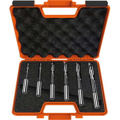 160.001.10 ESTUCHE 6 BROCAS CORTE HELICOIDAL KSS S=13 SX