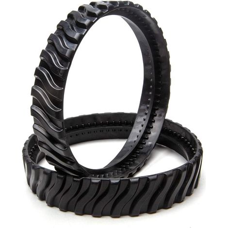 Neumáticos de repuesto antideslizantes compatibles con Zodiac Barracuda MX6 - MX8 - R0526100 - repuesto para limpiafondos - color negro - 2 unidades - piezas de repuesto (1/5)