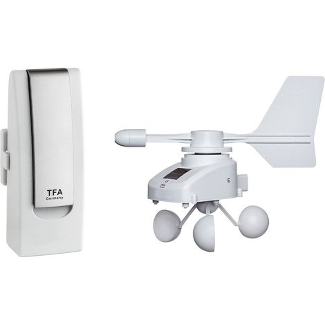 Stazione meteorologica TFA Dostmann Weatherhub Solar-Radio-Windemesser, SmartHome, climatizzazione e sorveglianza domestica, monitoraggio smartphone (1/4)