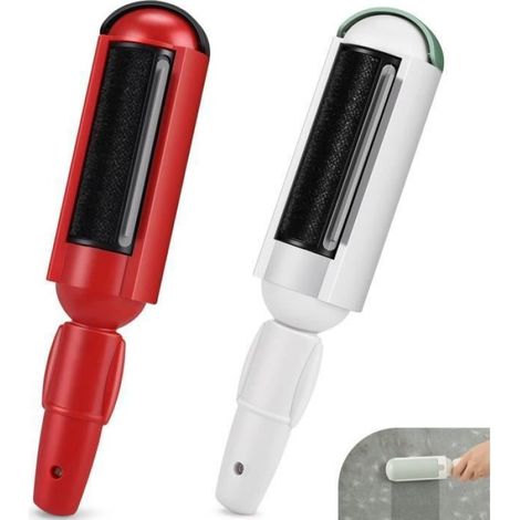 Lot de 2 Rouleaux à Poils d'animaux - Réutilisables -pour Poils d'animaux de Compagnie MOUSTIQUAIRE DE CAMPING (1/5)