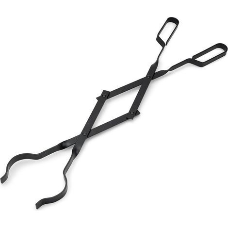 Pince à Cheminée, Pince à Bois de Chauffage de 66 cm, Outdoor Pince à Bûches, Accessoires de Cheminée pour Camp Cheminées, Foyer Intérieur Cuisinière D'extérieur (1/5)
